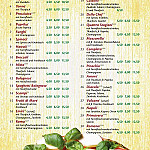 Pizzeria Laguna menu