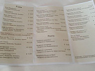 Santa Lucia menu