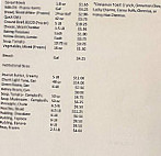 Homestead Restaurant menu