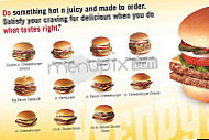 Wendy's menu