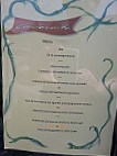 L'onde Verte menu