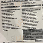 Fuente La Higuera I menu