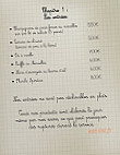 Chez Flavien menu