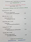 Gasthaus Zorn menu