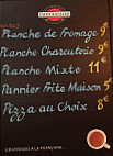 Le Latin Corner menu