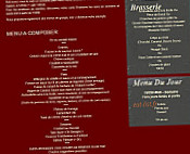 Le ST Georges menu