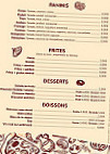 Pizz'à Steph menu