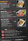 Tapas Box menu