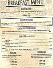 Wild Coyote Saloon menu