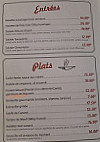 Brasserie De La Halle menu