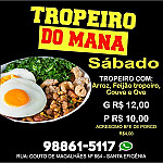 Maná Lanches e Pizzaria menu