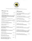 Kater Restaurant menu