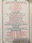 Tony's Pizza menu