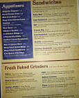 Sundown Lounge menu