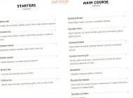 Samaya menu