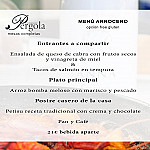 e Arroceria La Pergola menu