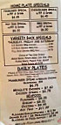 Varsity -b-q Ice Cream menu