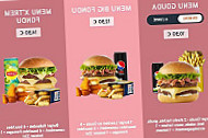 Speed Burger menu