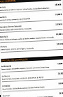 La Scuderia menu