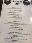 Black Dog And Grill menu