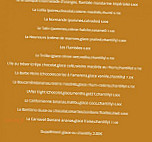 La Boucane menu