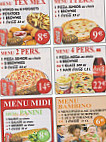 Pizza King menu