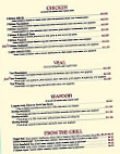 Elizabeth's Italian menu