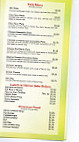 Sunny Side Cafe menu