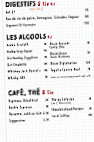 Les Fils a Maman menu