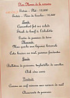 Au Cerisier menu