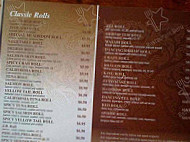 Ziree Thai Sushi menu