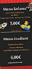 Delice Kebab menu