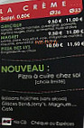 Pizza Des Lys menu