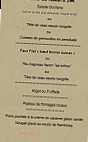 Auberge Du Radal menu