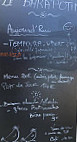 Le Barapotin menu