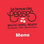 Le Temps Des Cerises menu