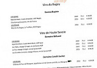 La Ferme Du Chozal menu