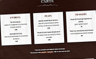 La Savie menu