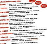 Speed Allo Pizza menu