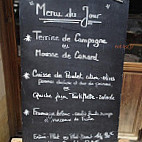 Les Charmilles menu