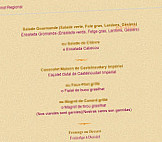 Hostellerie Etienne menu