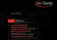 Les Douves menu