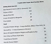 Seven Lakes Country Club menu