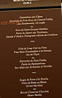 L'Amandier menu