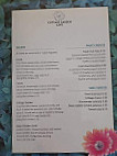 Cottage Garden Cafe menu