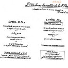 Les Quatre Saisons menu