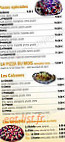 Pizzeria La Baume Bleue menu