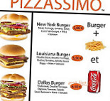 Pizzassimo menu