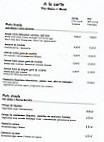 Auberge de la Rothlach menu