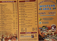 Gaststätte Zum Westerngrill menu